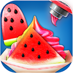 Cover Image of ดาวน์โหลด Summer Watermelon Ice Candy: Slice & Cupcake Game 1.3 APK