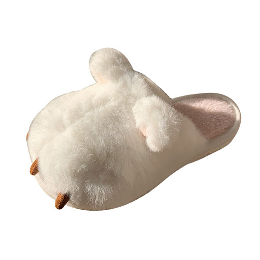 Title 3, Womens Cute Cat Paw Baotou Cotton Slippers in ...