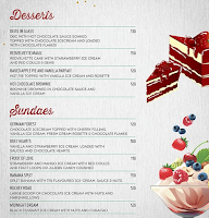 Chef Baker's menu 7