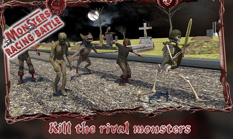 Monsters Racing Battle 3D Screen 2