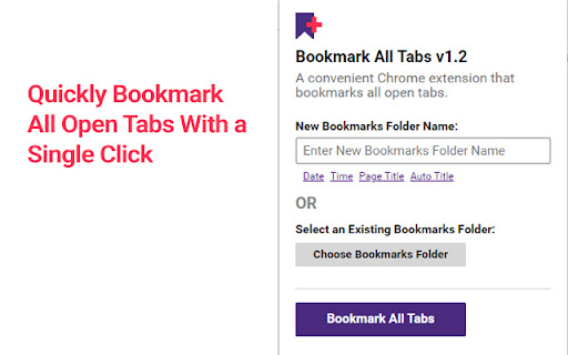 Bookmark All Tabs