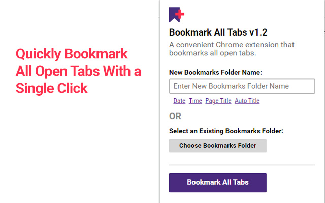 Bookmark All Tabs Preview image 2