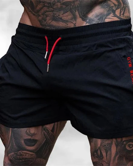 Men Hot Shorts Light Weight Thin Short Pants Running Squa... - 0