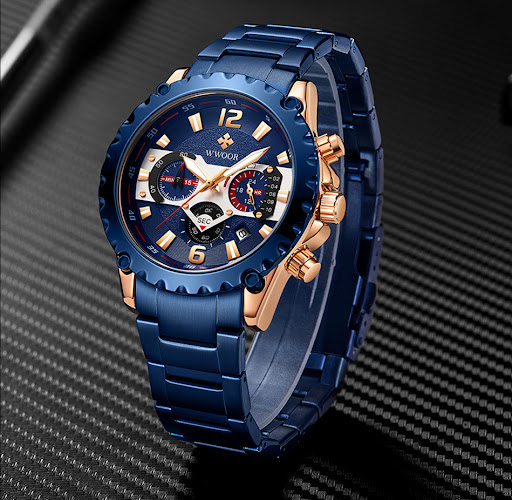 Title 1, Wwoor business casual mens watch, combining st...