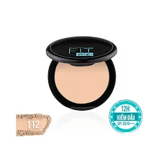 Phấn Nền Maybelline Mịn Nhẹ Kiềm Dầu Chống Nắng #112 6g Fit Me Matte Poreless Compact Powder SPF28 PA +++ #112 Natural Ivory