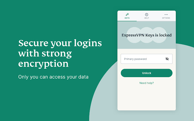 ExpressVPN Keys: Free Password Manager chrome extension