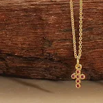 XL29896 Round Cross Red