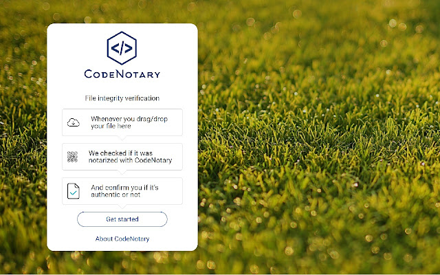 CodeNotary Downloads Authentication