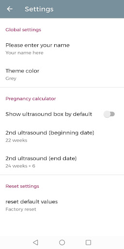 Pregnancy Calculator Gyn