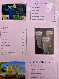 Zan Cafe menu 1