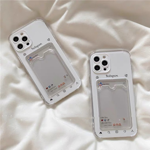Title 1, Transparent Minimalist Phone Case with Photo St...