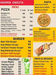 Krisper Cheezta menu 1