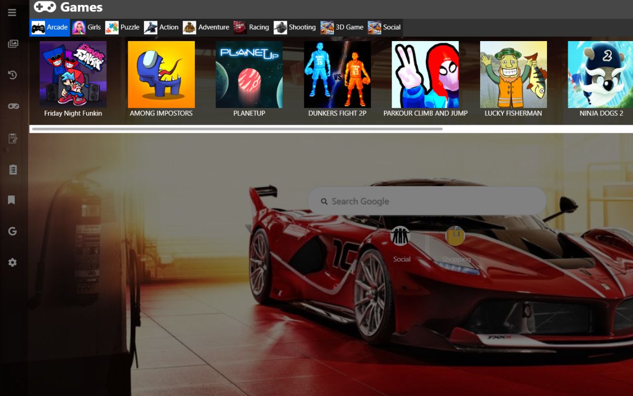 Ferrari Wallpaper New Tab Theme [Install] Preview image 2