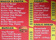 Karnavati Dabeli menu 3