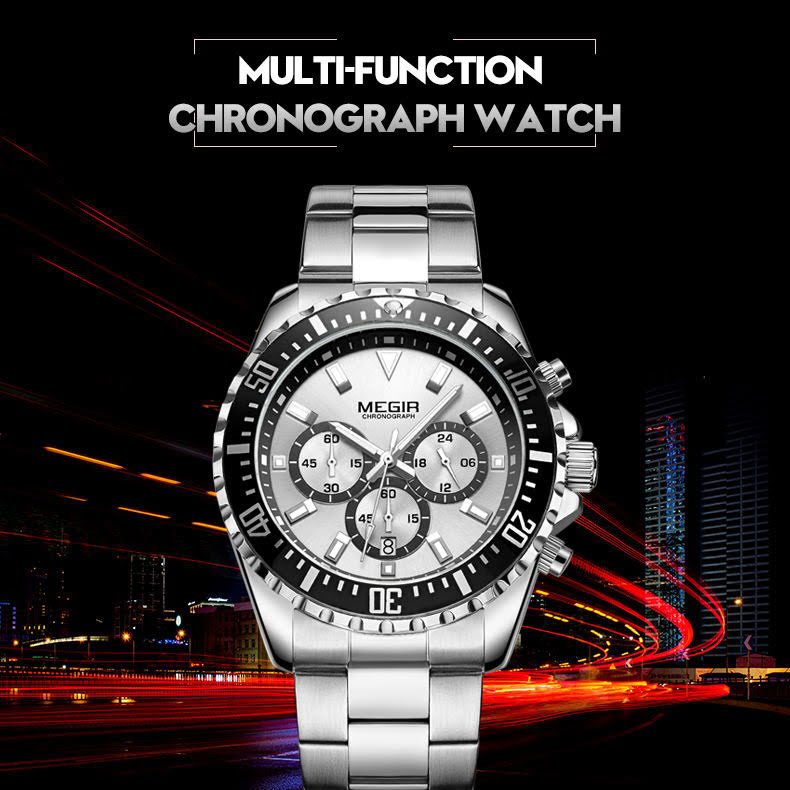 Men’s Multifunction Watches Analogue Chronograph Dress Wrist Watch