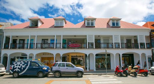  Cour Vendome, a commercial center with upmarket merchandise on Gustavia's main street in St. Barts. 