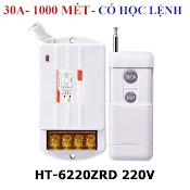 Thiết Bị Điều Khiển Từ Xa Bật Tắt Máy Bơm Động Cơ Công Suất Lớn Honest 6220Zrd 30A 1000M Công Tắc Điều Khiển Từ Xa