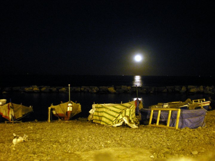 Riposo al chiaro di luna di oceanina