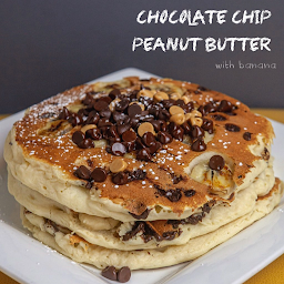 Chocolate Chip Peanut Butter Pancake