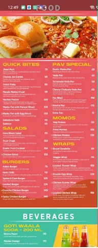 Rasna Buzz menu 6