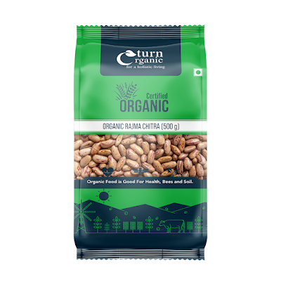 Turn Organic Rajma Chitra - 500 g