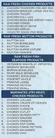 Pick Fresh Fish menu 3