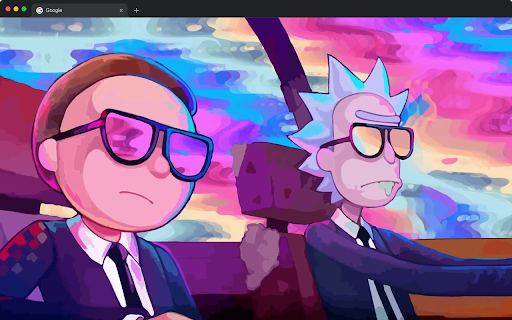 Rick and Morty Riding Live Wallpaper