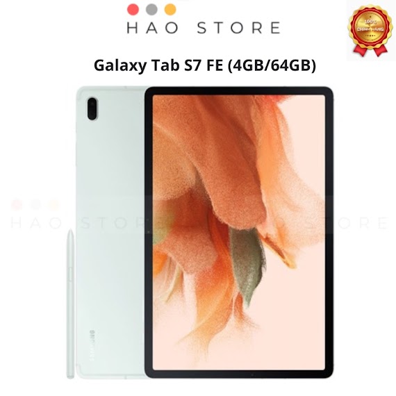 Máy Tính Bảng Samsung Galaxy Tab S7 Fe ( 4Gb - 64Gb ) 12.4 Inch - Hàng Chính Hãng Mới 100%