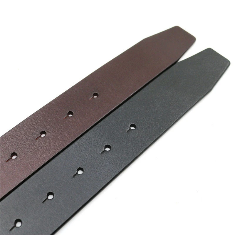 Title 8, Cinto de couro masculino sem fivela de 38 cm, a...