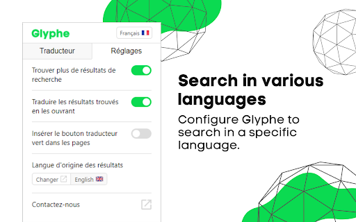 Glyphe - Translator & Search Tool