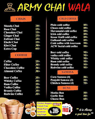 Army Chai Wala menu 2