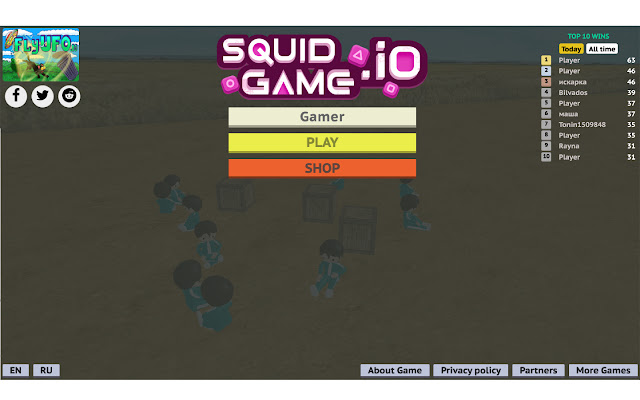 Squid Game Io Unblocked Game New Tab