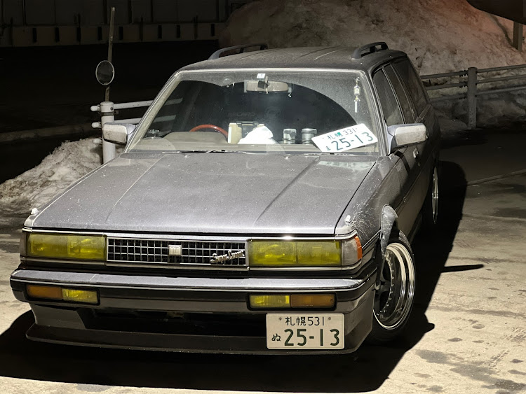 マークIIワゴンのﾄｩｰﾄｩｸﾄｩ・自動車税・夏タイヤ交換完了・ホイール交換・ドライブに関するカスタム事例の投稿画像1枚目