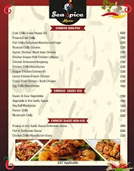 Sea Spice menu 4