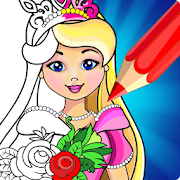 Princess Coloring Book Games 2.1 Icon