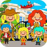 Cover Image of Скачать My Pretend Family Mansion - Big Friends Dollhouse 1.7 APK