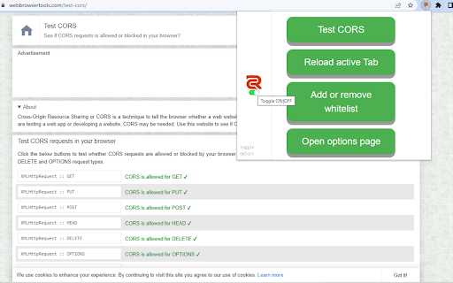 Allow CORS & Origin