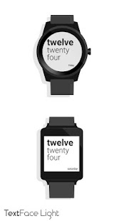 Text watchface like pebble Screenshot