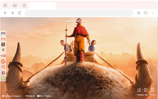 Avatar The Last Airbender New Tab Experience