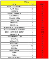 Tallmans Cafe menu 2