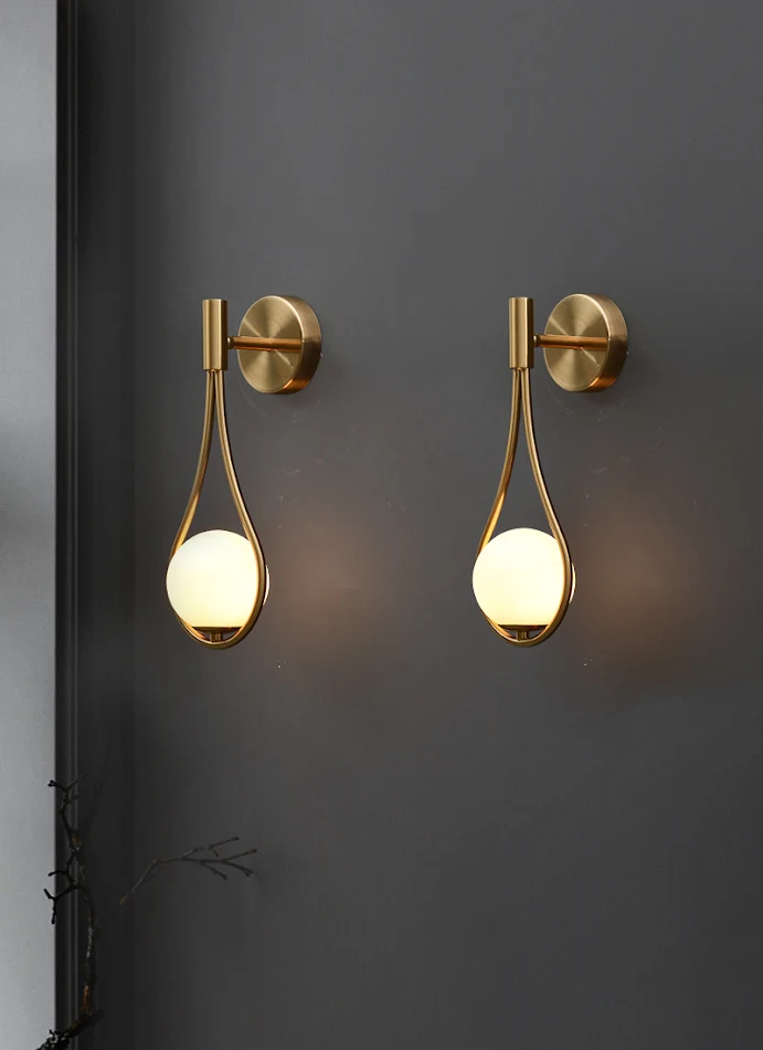 Nordic Wall Lamp, Creative Metal Modern Minimalist for Living Room, Bedroom, Bedside. Stylish and functional lighting so