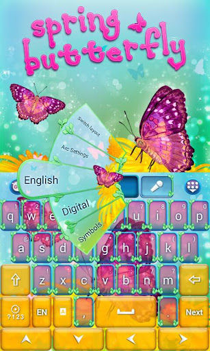 免費下載個人化APP|Spring Butterfly Keyboard app開箱文|APP開箱王