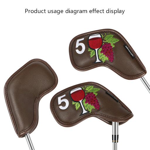Title 5, Premium Golf Iron Rod Sleeve Ball Arm Cap with ...