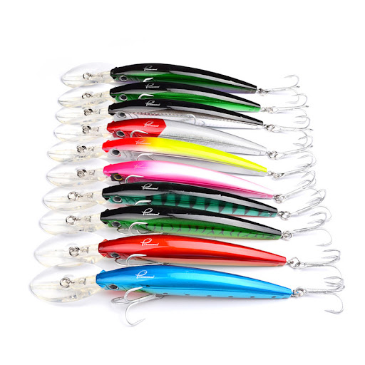 Title 10, PRO BEROS Classic Minnow Bait 17cm 27g Hard Pla...