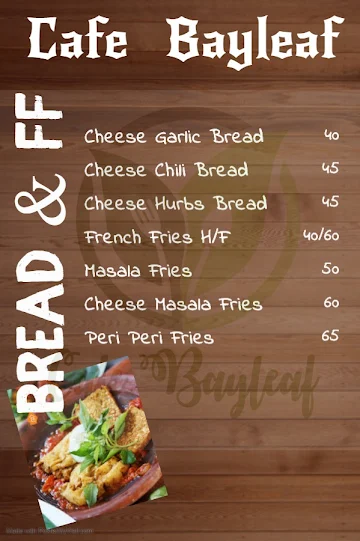 Cafe Bayleaf menu 