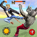 Cover Image of Скачать Animal Karate Fighting: Wrestling Games 1.0.1 APK