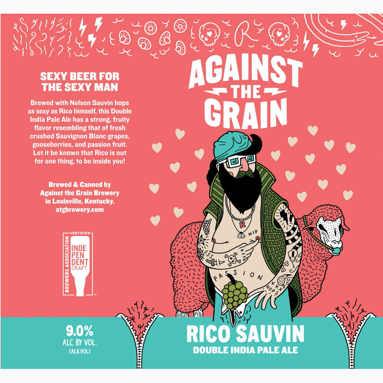 Logo of Against The Grain Rico Sauvin DIPA