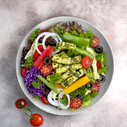 Spiced Herb Paneer Ranch Salad