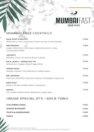 Mumbai Fast menu 2