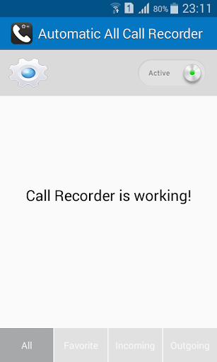 Automatic All Call Recorder